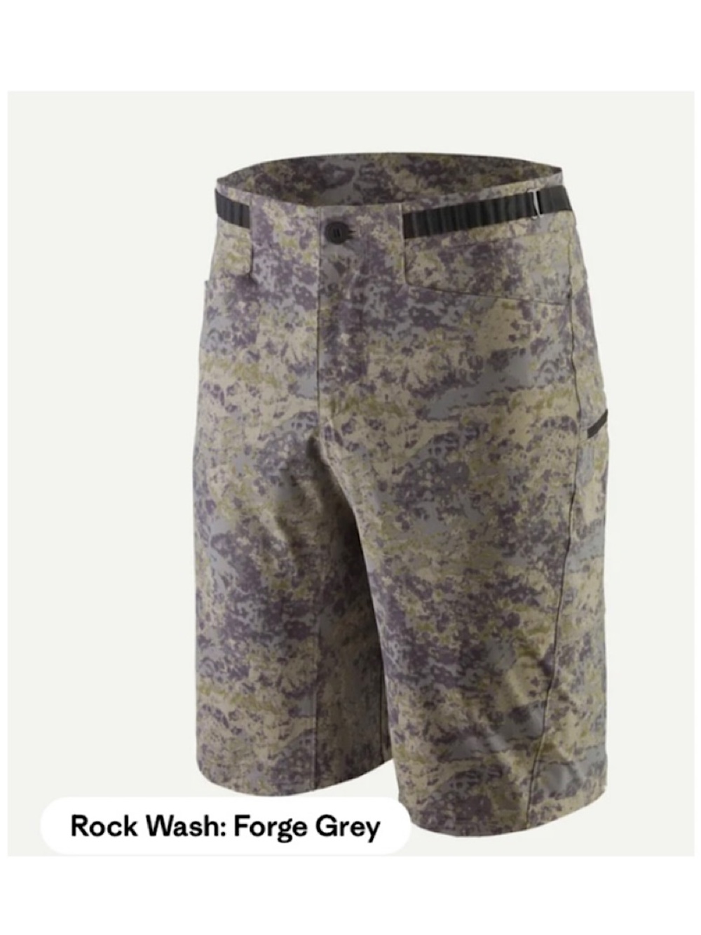 Patagonia Men’s DIRT CRAFT BIKE SHORTS, NWT, 34, Rock Wash: Forge Grey